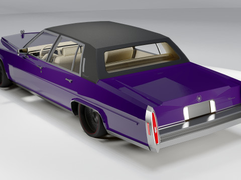 캐딜락 플릿우드 브로햄 1979 3D 모델