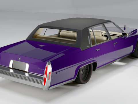 캐딜락 플릿우드 브로햄 1979 3D 모델