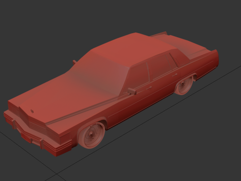 캐딜락 플릿우드 브로햄 1979 3D 모델