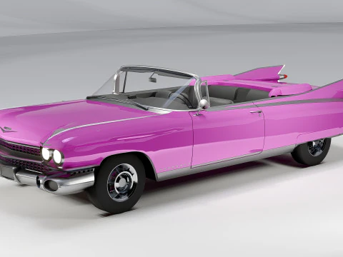 Cadillac Eldorado Biarritz Convertible 1959 3D Model