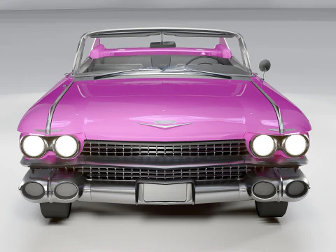Cadillac Eldorado Biarritz Convertible 1959 3D Model
