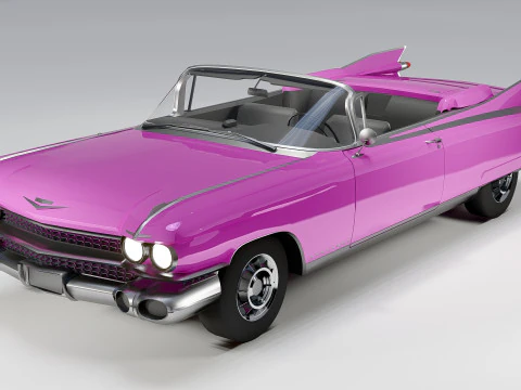 Cadillac Eldorado Biarritz Convertible 1959 3D Model