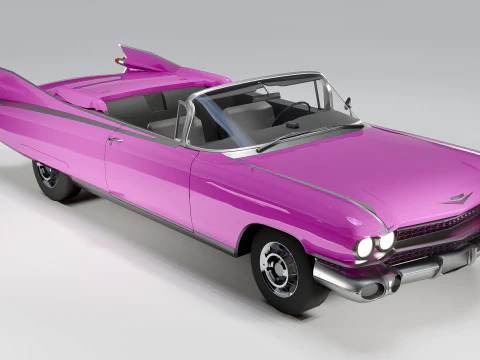 Cadillac Eldorado Biarritz Convertible 1959 3D Model