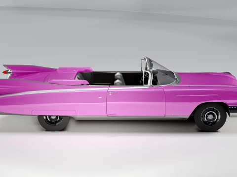 Cadillac Eldorado Biarritz Convertible 1959 3D Model