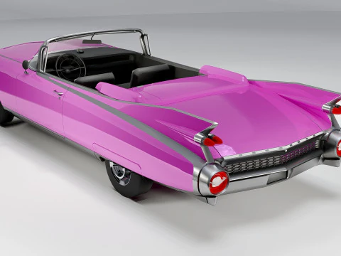 Cadillac Eldorado Biarritz Convertible 1959 3D Model