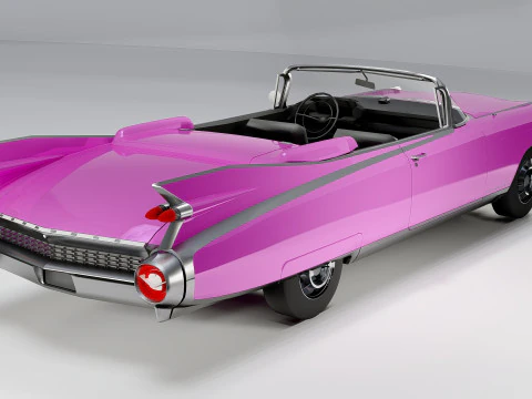 Cadillac Eldorado Biarritz Convertible 1959 3D Model