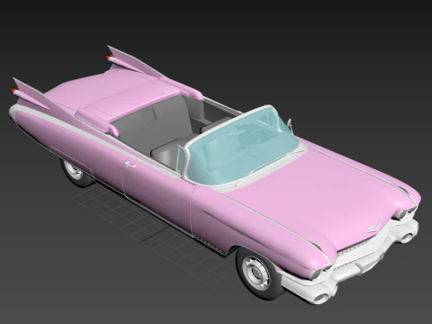 Cadillac Eldorado Biarritz Convertible 1959 3D Model
