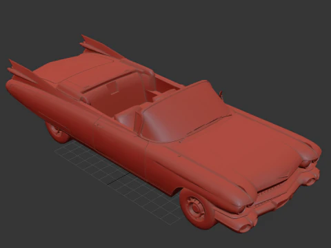 Cadillac Eldorado Biarritz Convertible 1959 3D Model