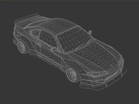 Nissan Silvia S15 Rocket Bunny 1999 Widebody Drift Car 3D Model