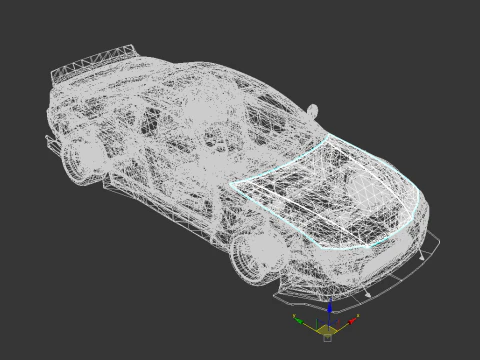Nissan Silvia S15 Rocket Bunny 1999 Widebody Drift Car 3D Model