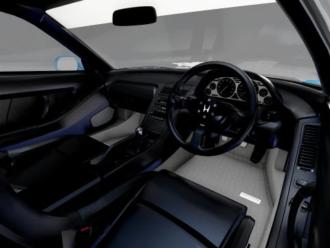 Honda NSX-R Rocket Bunny 1992 Widebody JDM Supercar 3D Model