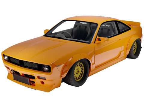 Nissan 240SX - Silvia S14 Rocket Bunny Boss Aero 1995 3D Model