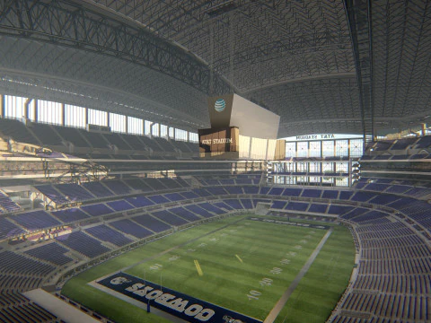ATT-Stadion Cowboys-Stadion Hochdetaillierte American-Football-Arena 3D Modell