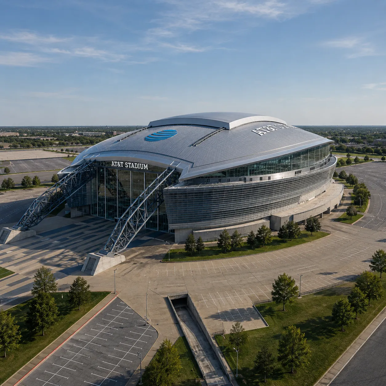 ATT Stadium Cowboys Stadium High-Detail American Football Arena 3D Model .c4d .max .obj .3ds .fbx .stl .blend 