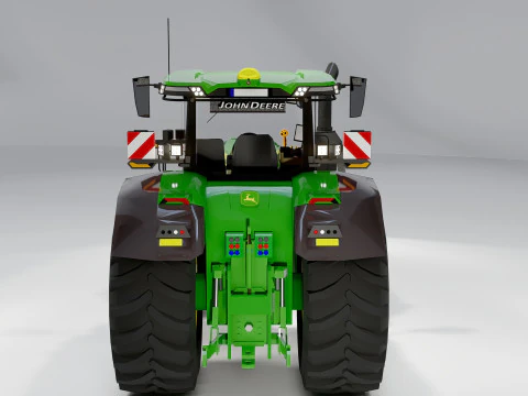 John Deere 8R 410 Trakt&ouml;r Ağır Hizmet Tarım Makinaları 3D Model