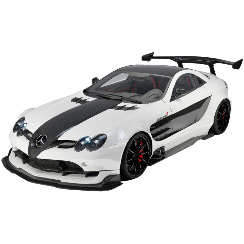 Mercedes-Benz SLR McLaren getunt 3D Modell .c4d .max .obj .3ds .fbx .stl .blend 