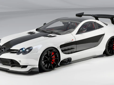 Mercedes-Benz SLR McLaren getunt 3D Modell