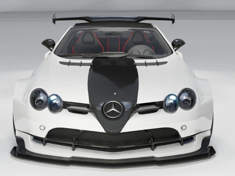 Mercedes-Benz SLR McLaren getunt 3D Modell