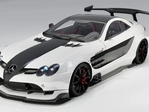 Mercedes-Benz SLR McLaren getunt 3D Modell