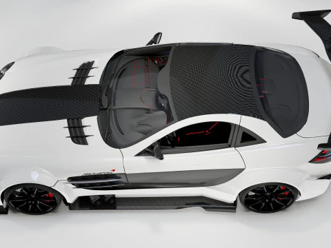 Mercedes-Benz SLR McLaren getunt 3D Modell