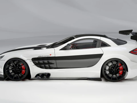 Mercedes-Benz SLR McLaren getunt 3D Modell