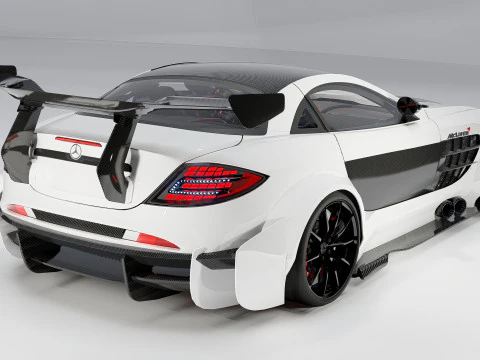 Mercedes-Benz SLR McLaren getunt 3D Modell
