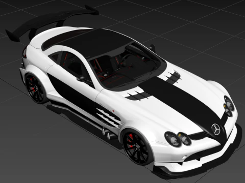 Mercedes-Benz SLR McLaren getunt 3D Modell
