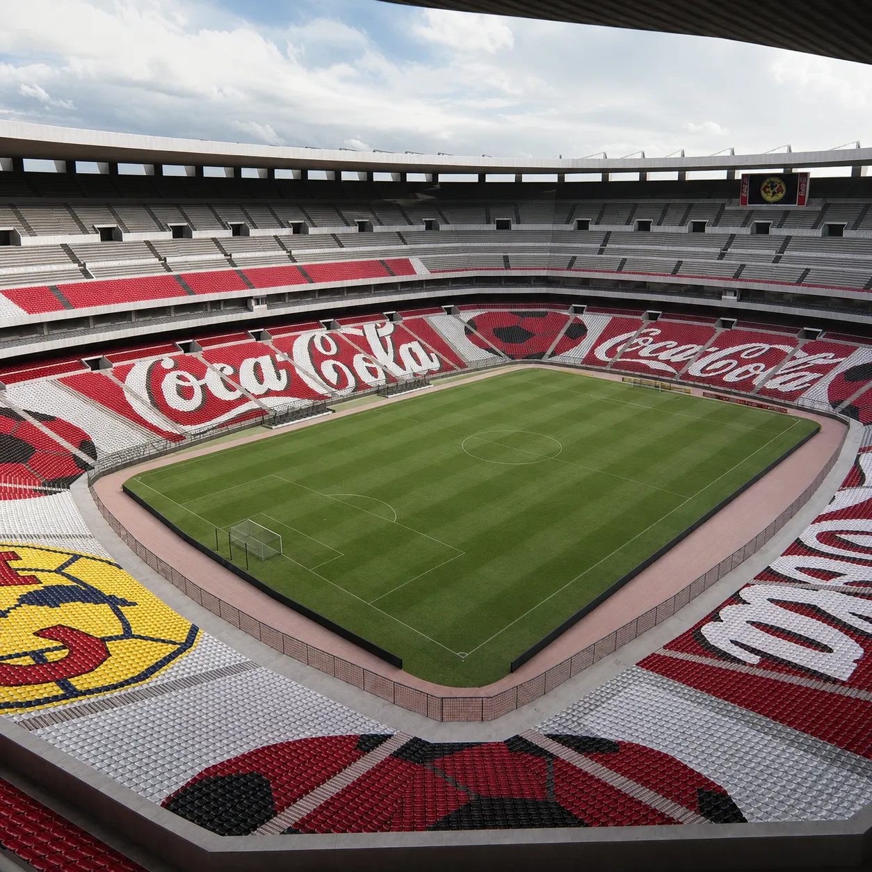 Estadio Azteca Mexico City 3D Model .c4d .max .obj .3ds .fbx .stl .blend 