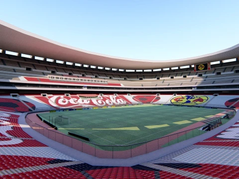 Estadio Azteca Mexico City 3D Model