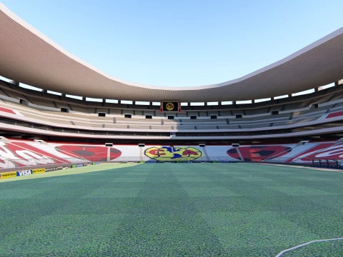 Estadio Azteca Mexico City 3D Model