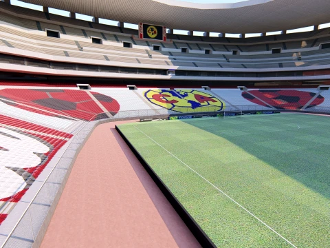 Estadio Azteca Mexico City 3D Model