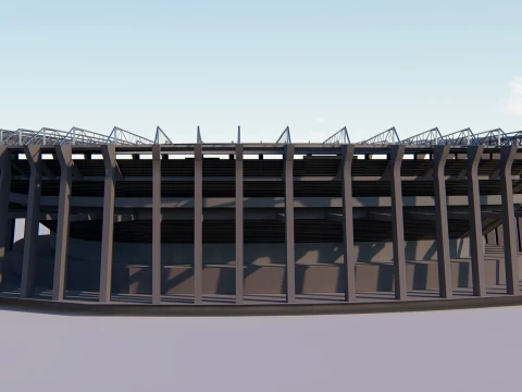Estadio Azteca Mexico City 3D Model