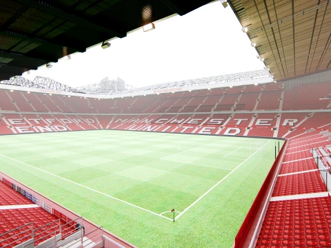 Old Trafford Manchester United Football Stadium 3D Model