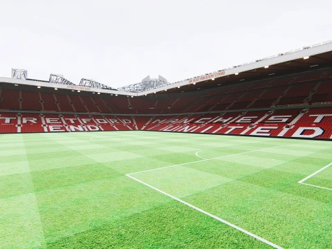 Old Trafford Manchester United Football Stadium 3D Model