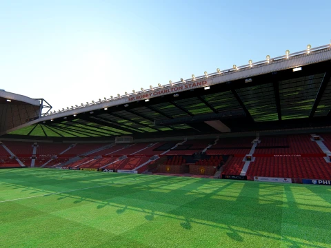 Old Trafford Manchester United Football Stadium 3D Model
