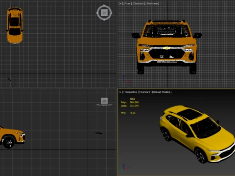 Chevrolet Tracker 2026 3D Model