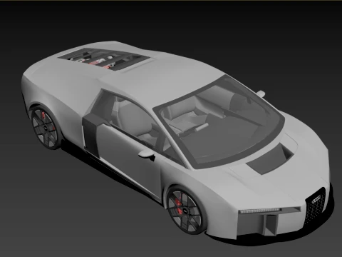 Audi Nuvolari 3D Model