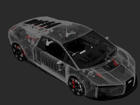 Audi Nuvolari 3D Model
