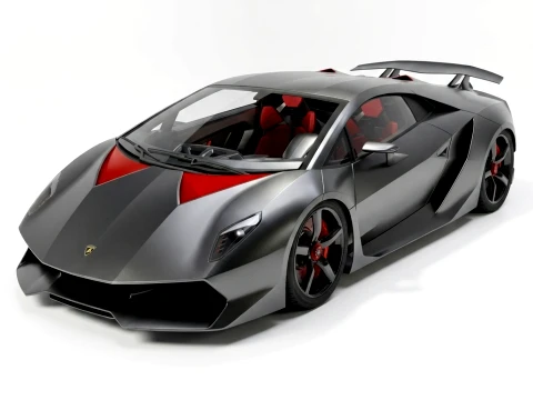 Lambo rghini Sesto Elemento 3D Modell
