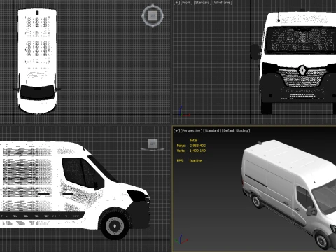 Renault Master 3D Model