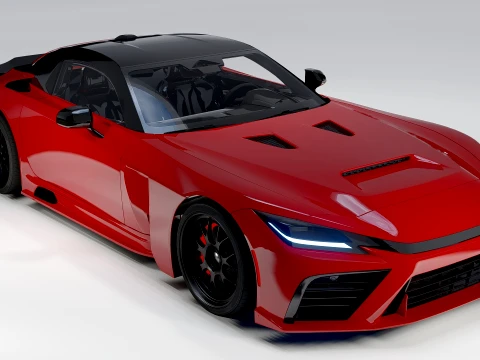 Toyota GR GT 2026 3D Model