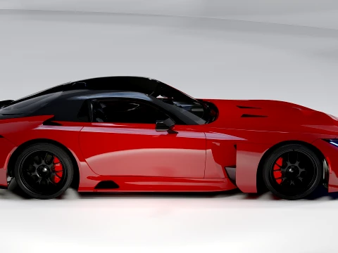 Toyota GR GT 2026 3D Model