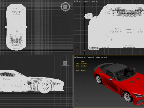 Toyota GR GT 2026 3D Model