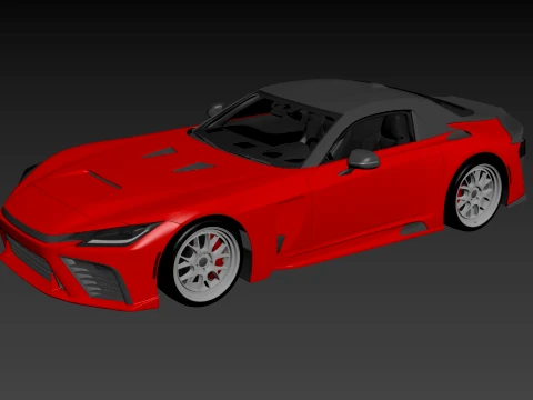 Toyota GR GT 2026 3D Model