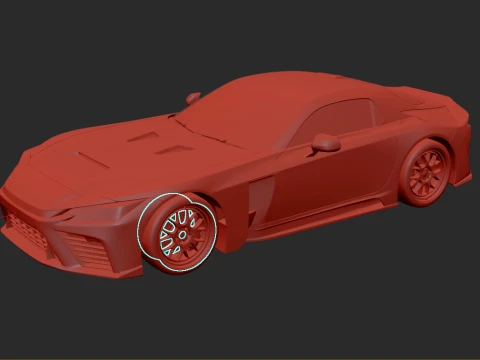 Toyota GR GT 2026 3D Model