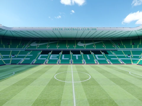 Celtic Park Stadium 3D Model