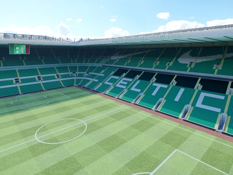 Celtic Park Stadium 3D Model