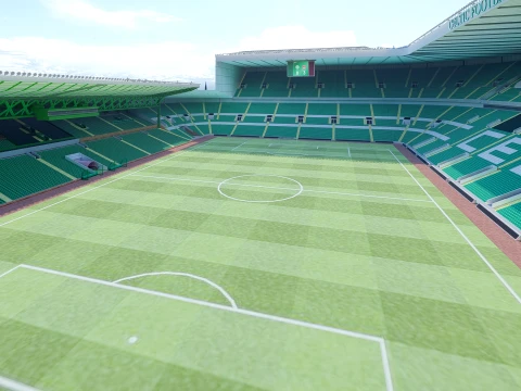 Celtic Park Stadium 3D Model