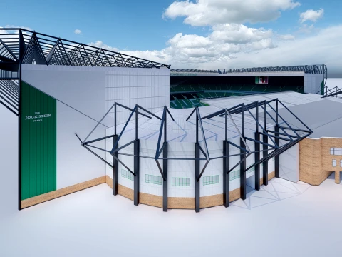 Celtic Park Stadium 3D Model