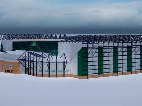 Celtic Park Stadium 3D Model